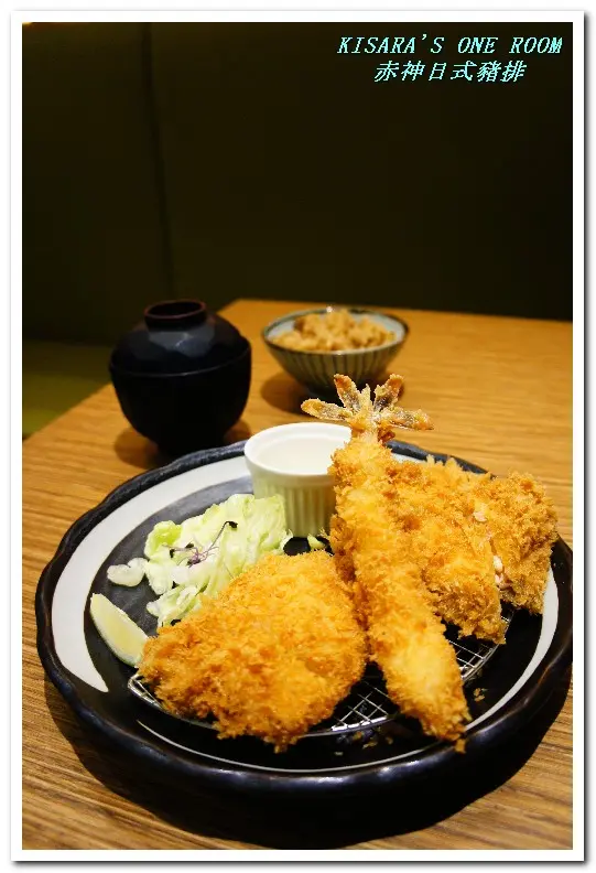 市府站日式豬排．馨香美味掛川完熟黑豚厚切──赤神日式豬排        
      