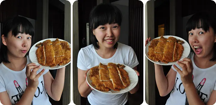 【嘉義美食餐廳】京都櫻井家定食，比臉還大的豬排和超便宜的飲料