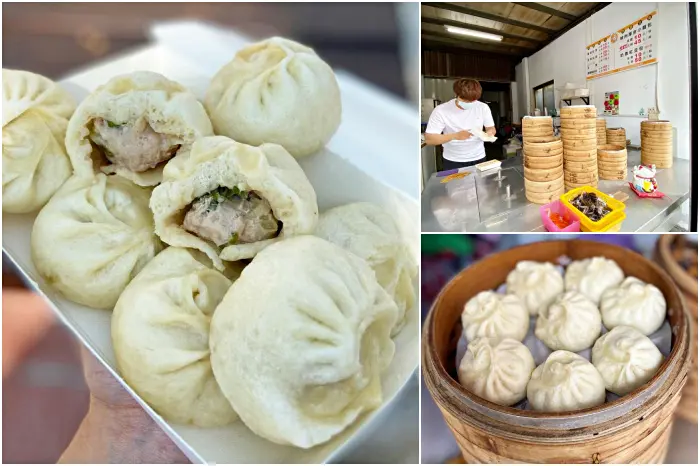 【貓舌頭小籠包】這是肉包還是小籠包?厚皮小籠包好大顆!!銅板美食一籠45元。台南美食|台南早餐|台南下午茶|台南小吃|台南北區美食。