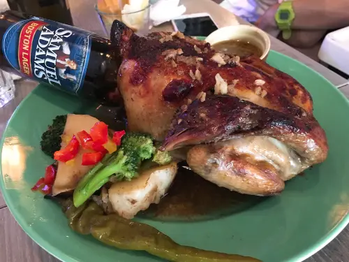 【台北ˊ食記】大安區 胖東西廚房●必推啤酒春雞、鹿兒島戰斧豬排●法鬥店狗陪你享受美食