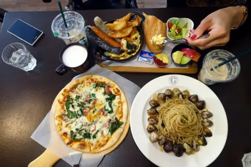 (胖樺食記)永和排隊早午餐美食”古迪歐Goody.O”，近四號公園的美式餐廳適合聚餐