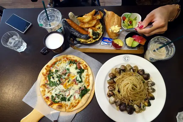 (胖樺食記)永和排隊早午餐美食”古迪歐Goody.O”，近四號公園的美式餐廳適合聚餐