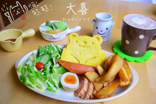 【台中。邦】大喜咖啡  來跟熊熊約會吧（附完整菜單）