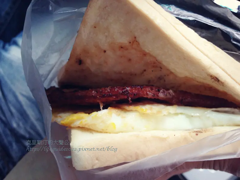 【台中早餐】台中早餐用力推薦-----肉蛋吐司