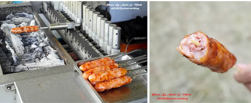 ◎吃吃喝喝~【宜蘭礁溪 玉田炭烤香腸】隱藏田野間的小吃～會令人回味的香腸，真是不簡單！