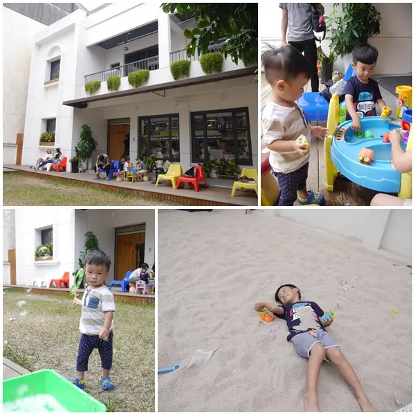 【台中親子餐廳】稞枓咖啡廚房。戶外沙坑.草皮庭院.室內小遊戲室 小孩好歡樂 早午餐BRUNCH好誘人