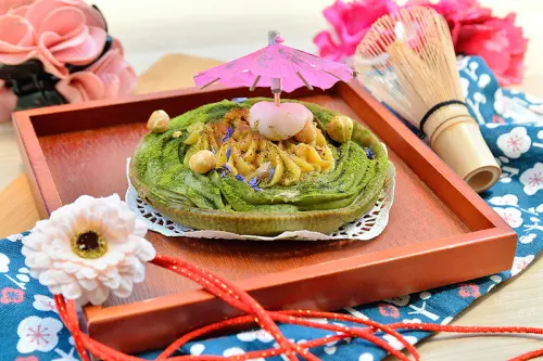 草DORO:抹茶濃郁甜點多變化,高雄美術館與捷運凹子底站美食(祕密的甜點家)