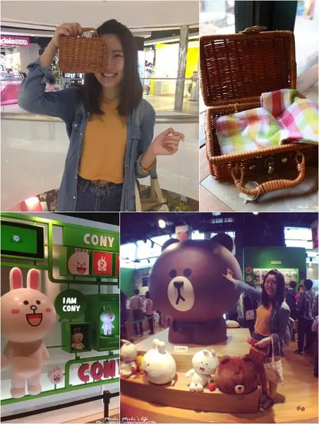 微風松高▌巧遇熊大～～～line friend store不只好逛也好拍 