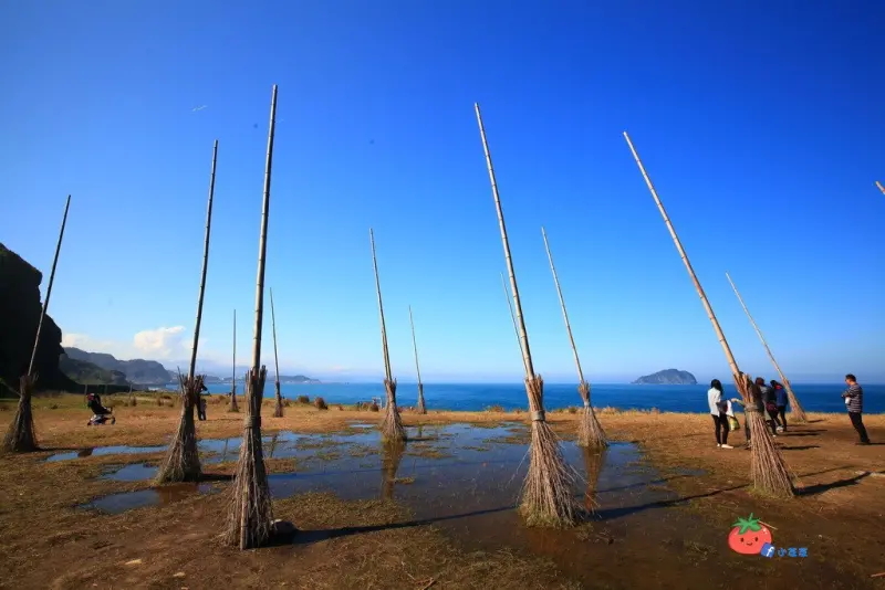 【基隆景點】八斗子潮境公園 無敵海景配飛天巨大掃把 眺望山海基隆嶼一色美景~ 北海岸景點