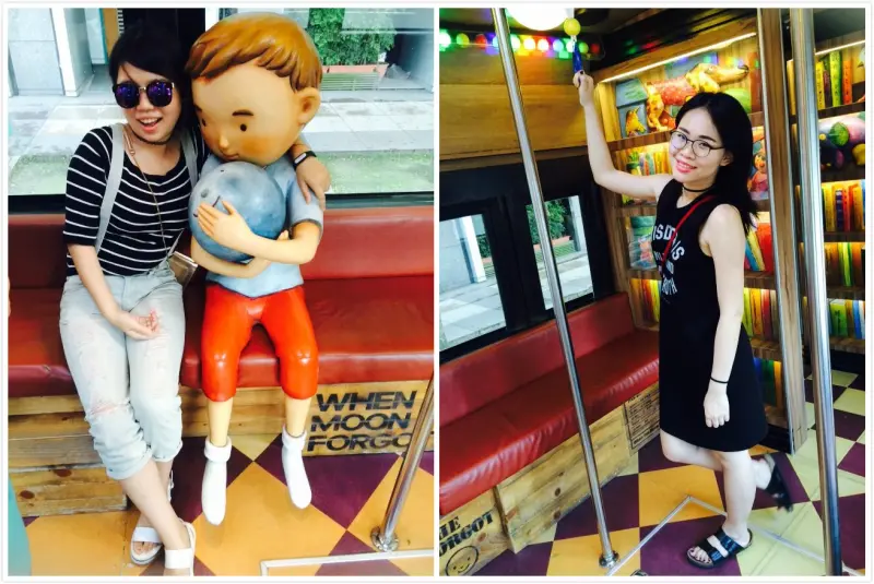 【台北】信義 幾米月亮公車 不用APP就超美肌