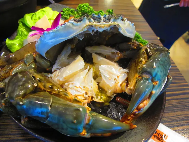12籃螃蟹粥火鍋