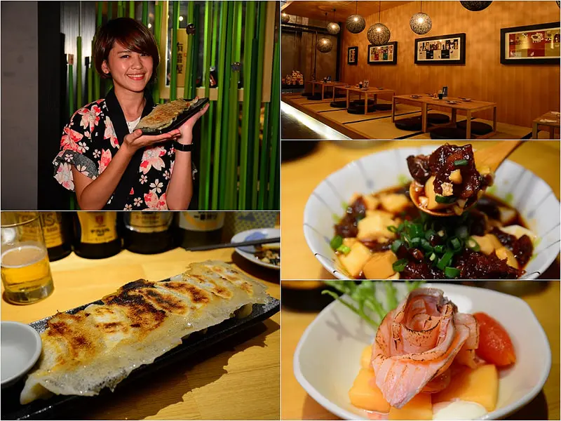 【台中│美食】近黎明市場，隱藏在大樓的日式風格居酒屋，激推特色煎餃及小菜，下班來和店長喝一杯吧。有喜屋日式煎餃居酒屋