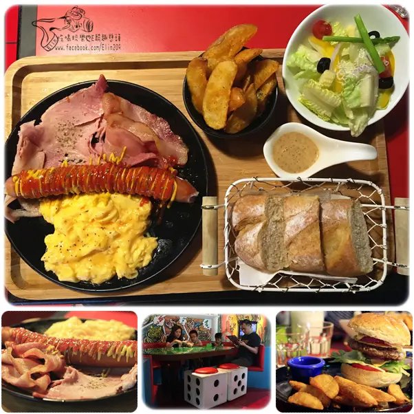 【台中】All-in飽庫・可自由搭選配料打造專屬漢堡，大份量早午餐超滿足！