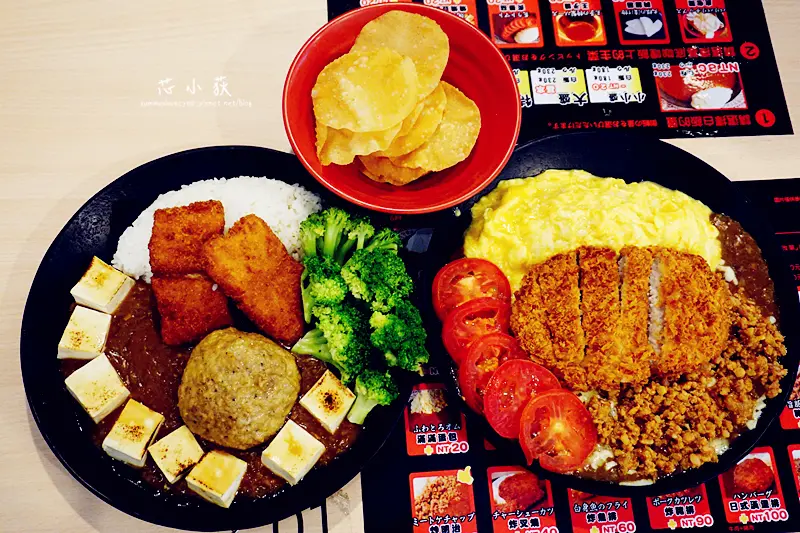 野島家咖哩屋 中美店。平價好滋味，學生最愛，客製化咖哩飯，18種配料自由搭配，製作滿滿都是自己最愛的咖哩飯吧!
