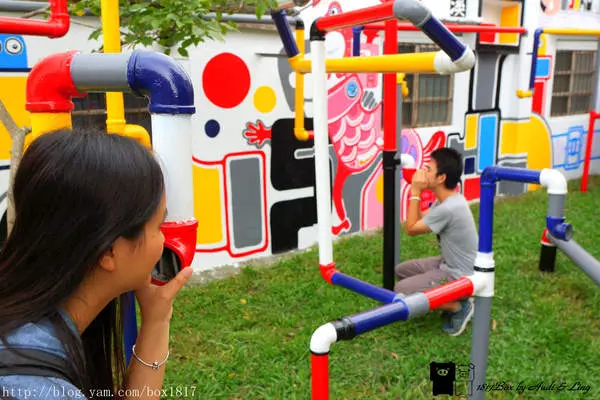 【嘉義。溪口】愛溪口秘密通道最新完工夢幻花園。大型傳聲筒裝置藝術。一起來玩捉迷藏躲貓貓。134巷秘密通道。嘉義新景點