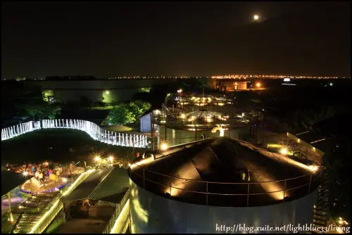 台南景點：十鼓文創園區（仁德糖廠）～文青散步+情侶約會看絕美夜景喝咖啡+親子瘋超大溜滑梯與刺激空中步道，星光票100元超值遊