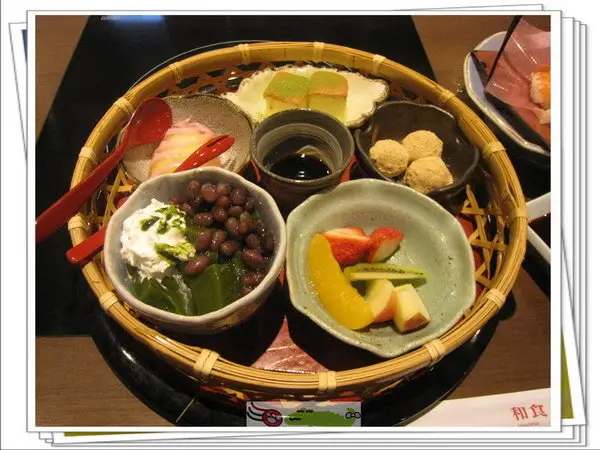 統一阪急和食上都的「和風下午茶」和抹茶歐雷豆花！