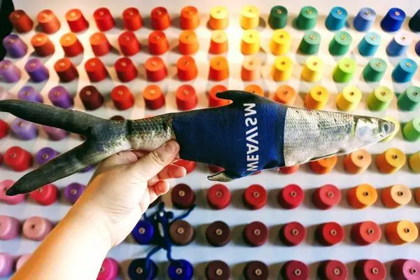 【旅遊】台南七股「和明織品文化館」玩手染！阿中部長「虱目魚包包」好吸睛