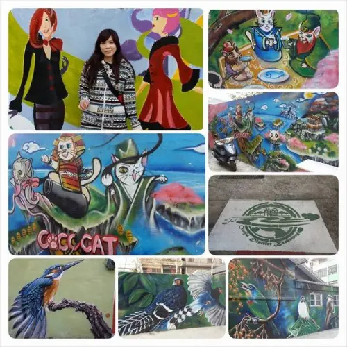 【高雄景點】新田路253巷彩繪牆        
      