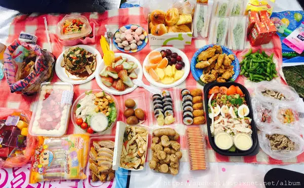 新北市野餐日吃不完拍不完笑不停~春天就是要野餐阿~