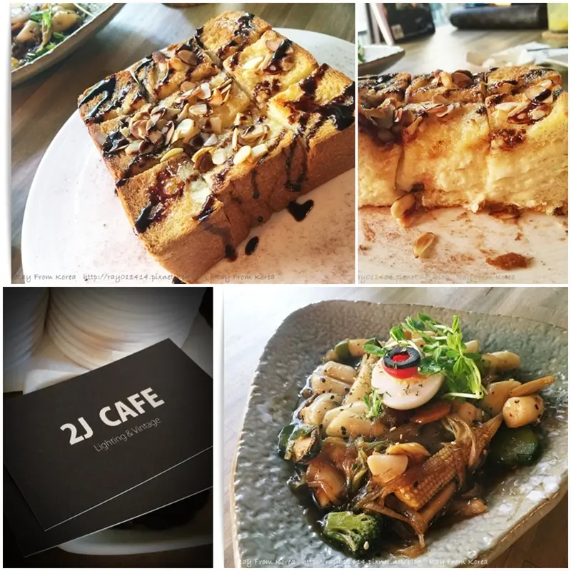 [輕食下午茶] 又一想念韓國咖啡廳可去的輕食餐廳 竟然有炒年糕 還有超厚片吐司- 2J CAFE 