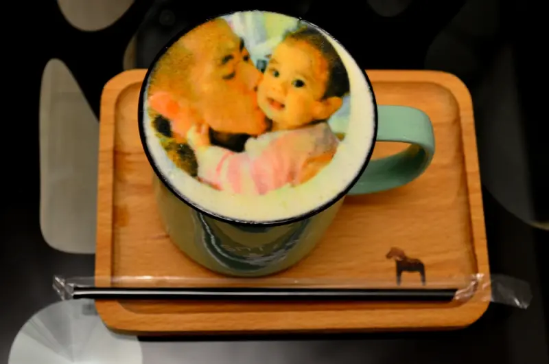 彰化咖啡館_沐佈咖啡│彰化3D列印咖啡新推出~雪花牛燉飯濃郁！