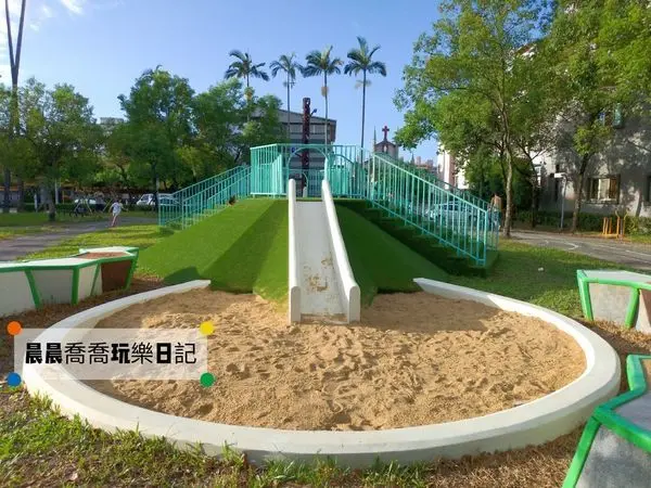 宜蘭景點特色公園【樟仔園文化園區】全新兒童遊戲設施~沙坑、溜滑梯、自行車步道、可愛猴子藝術裝置，樟仔園歷史文物展覽空間