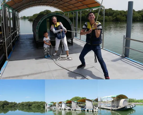 [台南]內海漂流冒險之旅，漫遊水上森林，漁舟相聚於大員港生態濕地/相鄰台江遊客中心/紅樹林