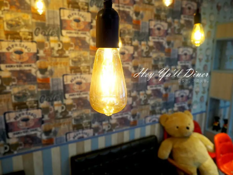 荷亞輕食館 小鬆餅可愛又好吃 室內超好拍