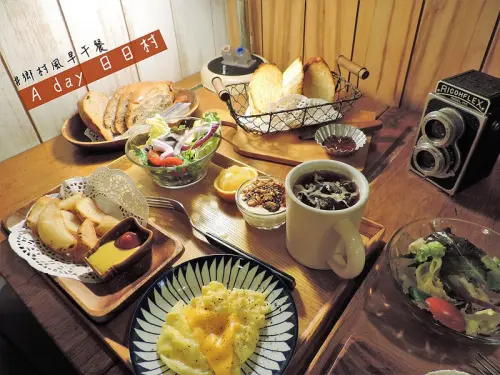 食記。新北★A Day 日日村 永和鄉村風格早午餐店