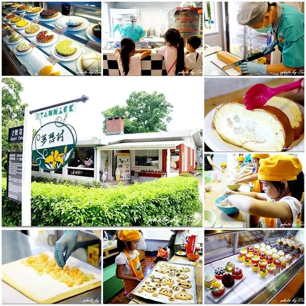 台北陽明山亞尼克夢想村1、2號店~陽明山限定現點現做清甜哈蜜瓜、芒果粒粒生乳捲，還有親子DIY烘焙課程
