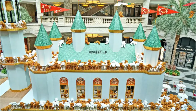 【台北景點】BELLAVITA寶麗廣塲期間限定／BEAR KINGDOM巨型城堡，上百隻熊熊免費拍，要用上百隻熊熊萌翻少女心