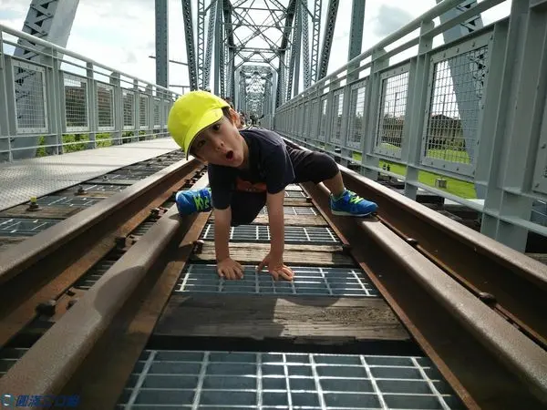 【遊記】高雄大樹_舊鐵橋濕地教育園區@我愛天空步道的空中扮演之旅  當一台與眾不同的小小火車吧