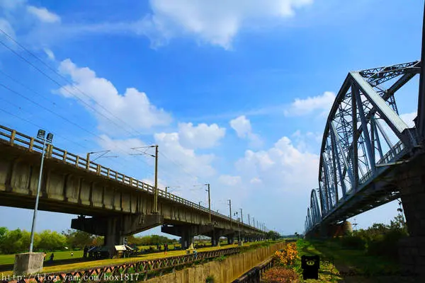 【高雄。大樹】高屏溪舊鐵橋天空步道。大樹舊鐵橋。下淡水溪鐵橋。舊鐵橋濕地公園。高雄大樹景點