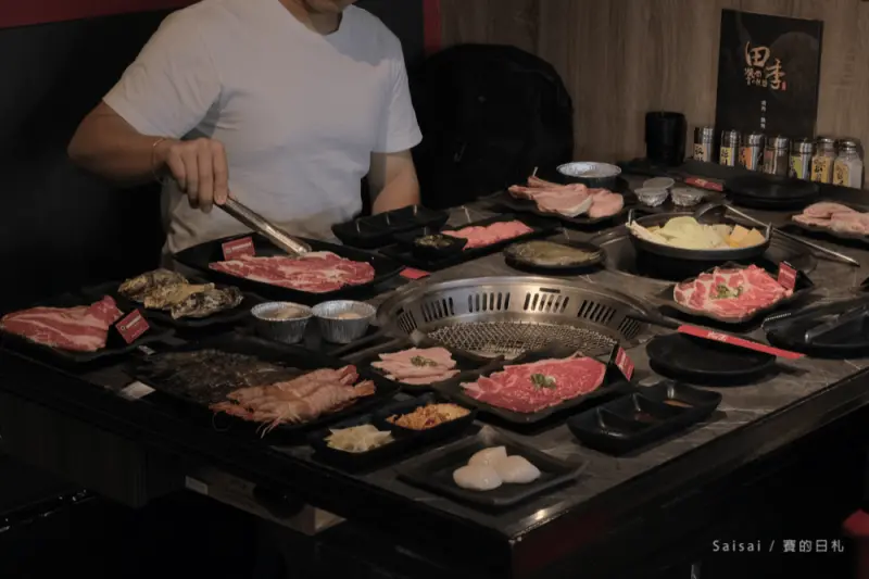 田季發爺｜台中燒肉吃到飽｜2020新菜單！899吃到飽還有生食級干貝、超大生蠔、澳洲和牛 ♥