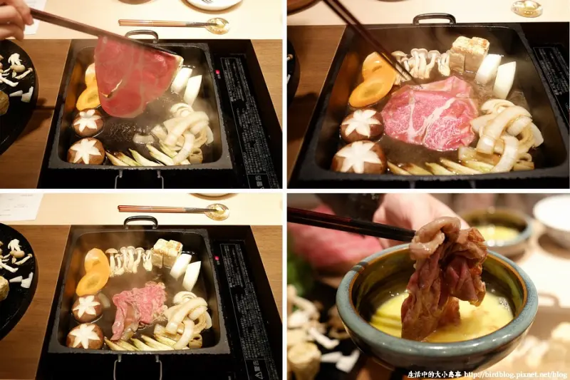 台中美食。慶祝母親節首選。樂軒日式鍋物料亭-頂級牛肉系列壽喜鍋【鳥夫人】