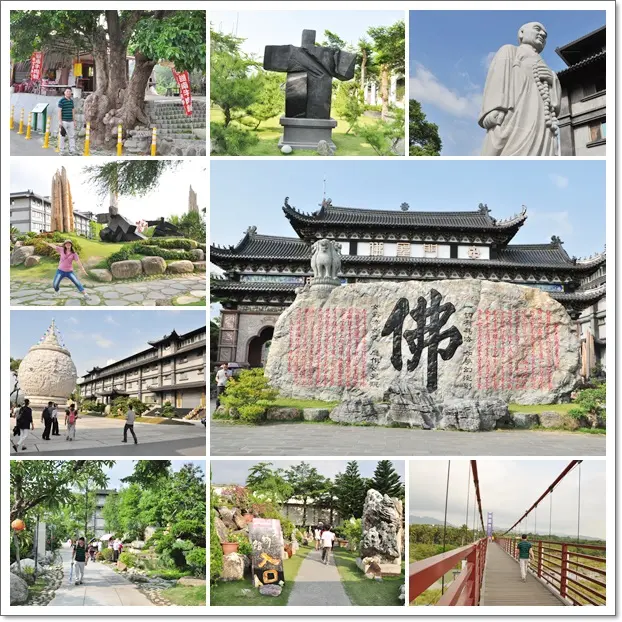 ❤台南。玄空法寺+永興吊橋~最與眾不同的寺廟和好長的吊橋