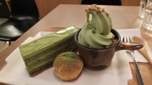 ［食記］永康商圈。金華街。和茗甘味處。味道香濃好吃的抹茶冰淇淋