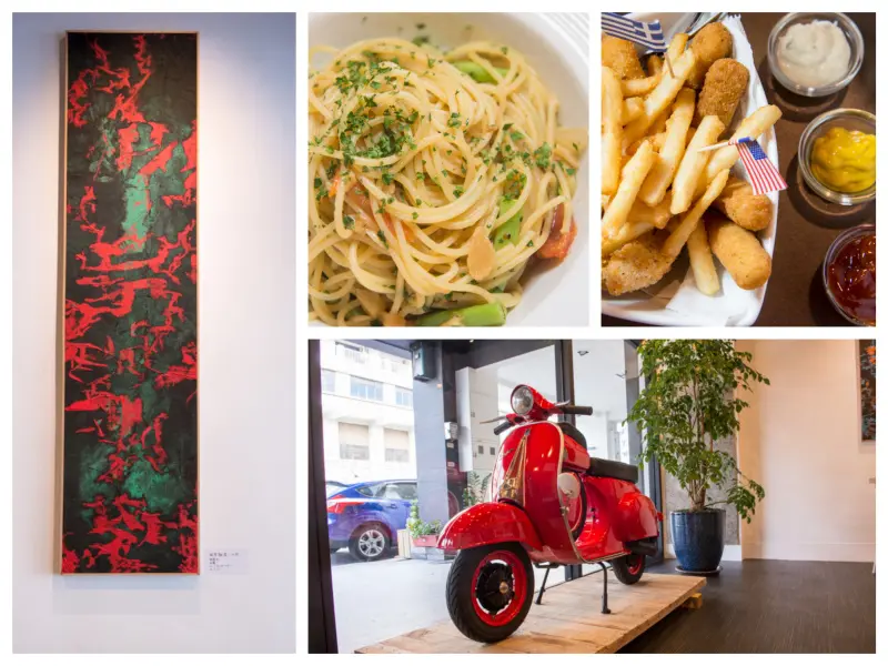 台中『Art Cafe & Pasta』 白天咖啡館，晚上變身酒吧