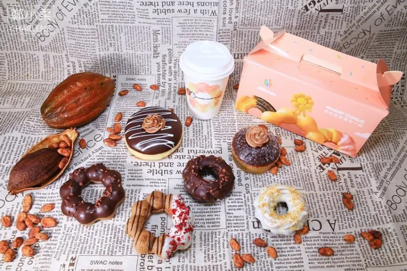 【新品試吃】Mister Donut統一多拿滋✕世界巧克力冠軍|好吃可可系列甜甜圈:可可碎粒‧荔枝波堤|碎粒‧白巧可可圈|可可火山黃金圈|可可瑪芬(合作)