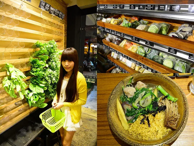 【台中│美食】素食主義者看這囉，來當個快樂農夫吧!!!猶如農夫市場想要吃什麼新鮮蔬菜自己挑。饗蔬職人(勤美店)