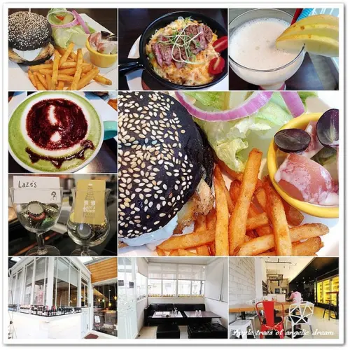 【桃園龜山】慵懶早午餐Lazesdinner．黑皮白醬雞腿堡經典黑白配食尚新享受