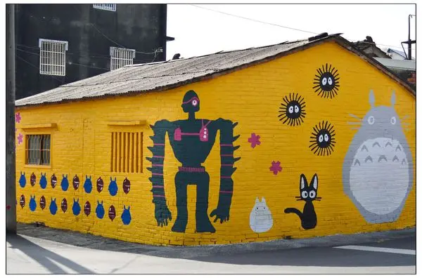 〈台南善化〉胡厝寮外婆的彩繪牆