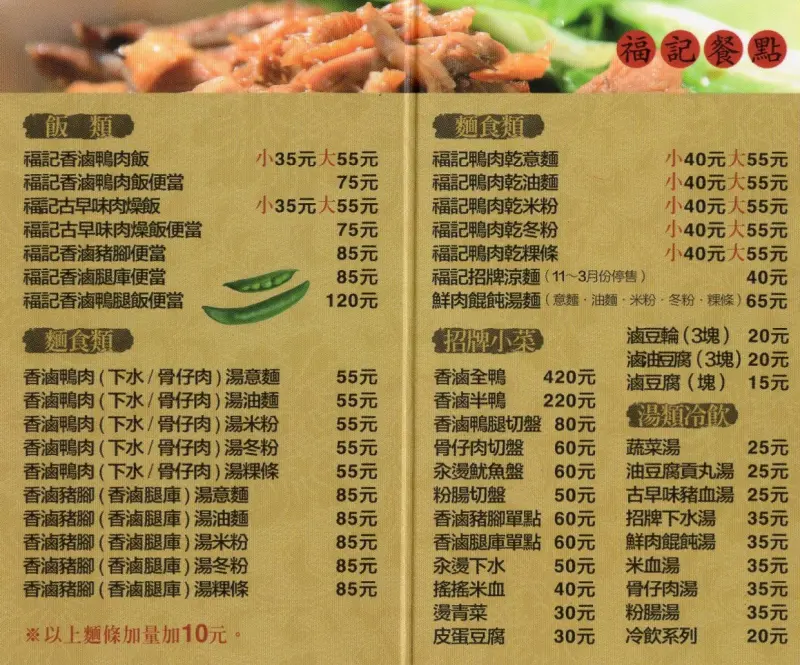 【台中鴨肉飯小吃推薦】福記香滷鴨肉飯價位，菜單大公開!超群絕倫鴨肉飯！台中南屯區美食小吃旅遊景點推薦！