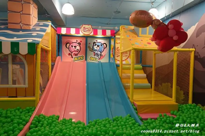 【台北親子樂園】貝兒絲樂園 Bears World♥2015全新開幕@捷運市政府站 室內沙坑 球池溜滑梯 角色扮演 日本超夯撈魚