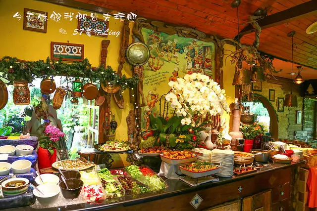 [南投♥中興新村]松濤園。歐式自助式吃到飽餐廳。體驗戰斧牛排