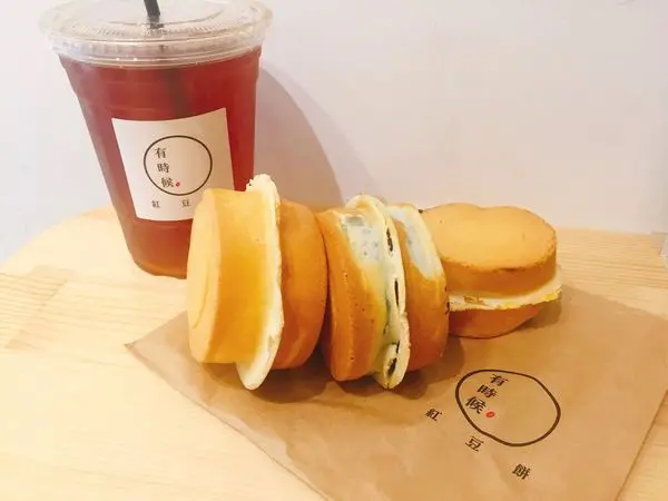 民生社區✿有時候紅豆餅✿文青 清新風格小吃攤 ! 餡料超多的紅豆餅~ 銅板價享受爆漿的誘惑!