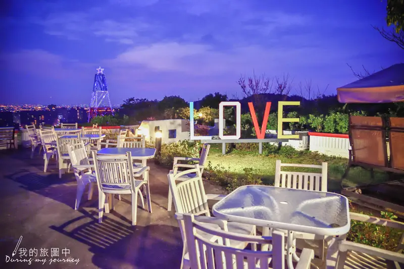 《桃園蘆竹》銀河鐵道咖啡館 左擁高鐵疾駛而過、右抱百萬浪漫夜景