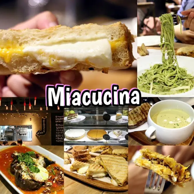 台北。大安～東區餐廳。康熙來了推薦！超正點三種起司帕尼尼～Miacucina(復興店)（捷運忠孝復興站）