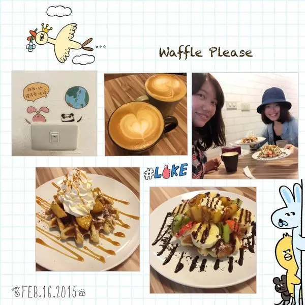 【邀稿】美好的一天不能沒有下午茶 ♡ 內湖港墘站‧Waffle Please比利時列日鬆餅專賣店 